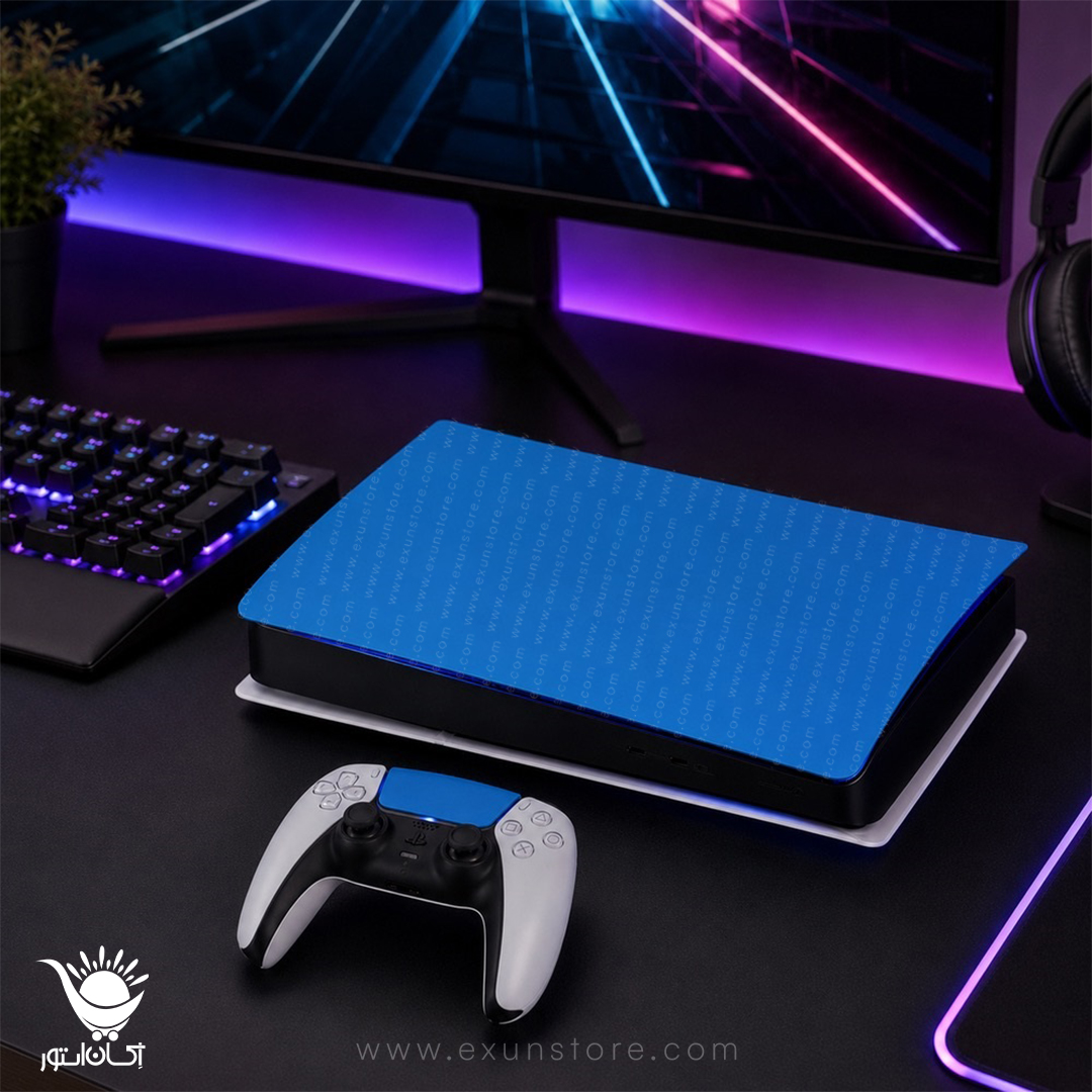 برچسب کنسول بازی پلی استیشن 5 Dark blue