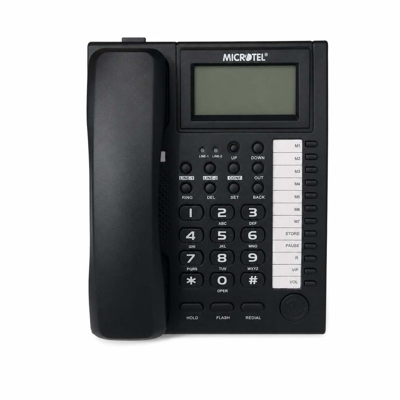 0 تلفن رومیزی میکروتل مدل MCT-8840-2-Lineجدید