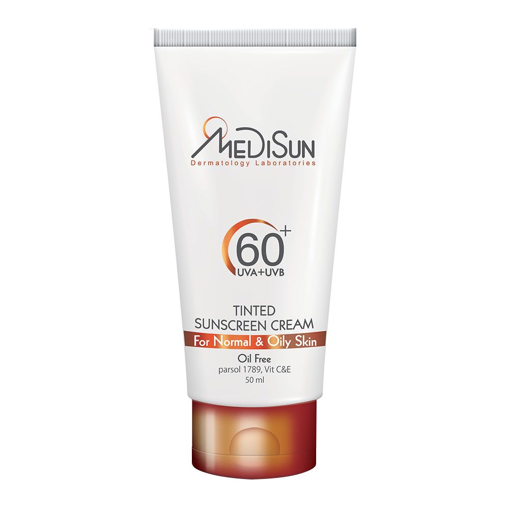 ضد آفتاب رنگی فاقد چربی SPF60 مدیسان 50 میل