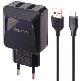 شارژر دیواری وریتی مدل AP-2121 به همراه کابل microUSB – توان 10.5 وات