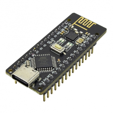 Arduino RF-Nano آردوینو نانو همراه NRF24L01 رابط Type-C CH340جدید