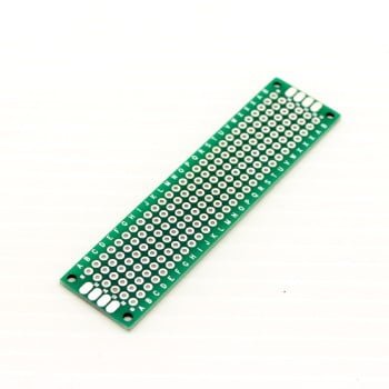 برد سوراخدار دو لایه متالیزه 2x8cm