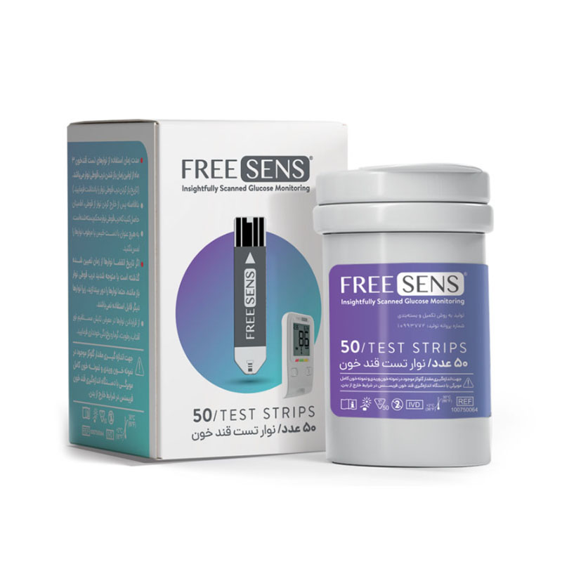 فریسنس نوار تست قند خون FREESENS