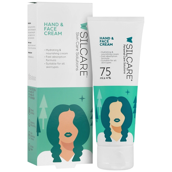 کرم مرطوب کننده دست و صورت با رایحه عطر جنگل سیلکر 75 گرمی