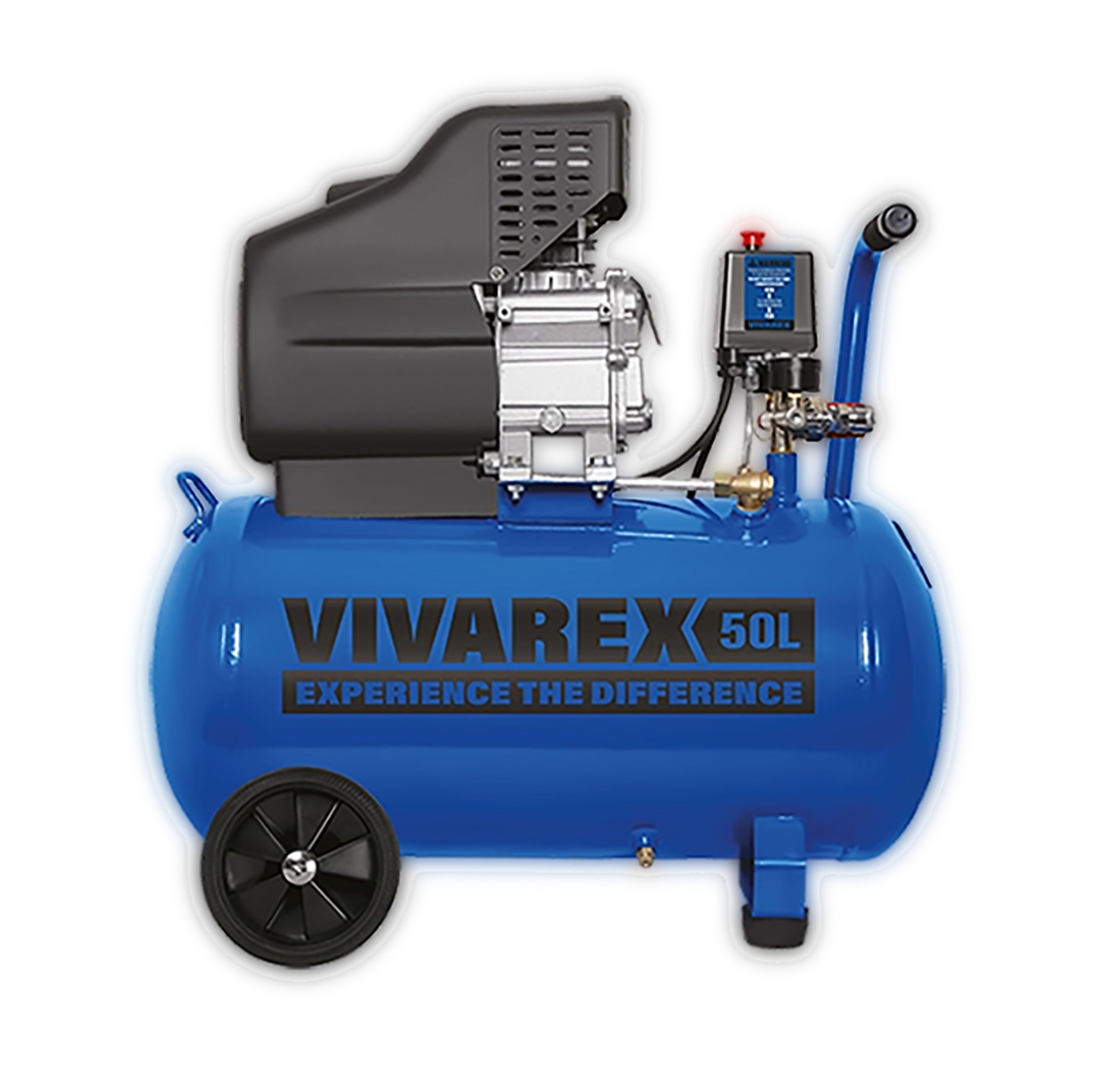 کمپرسور پمپ باد روغنی 50 لیتری ویوارکس مدل VR5025-AC (پس کرایه)
