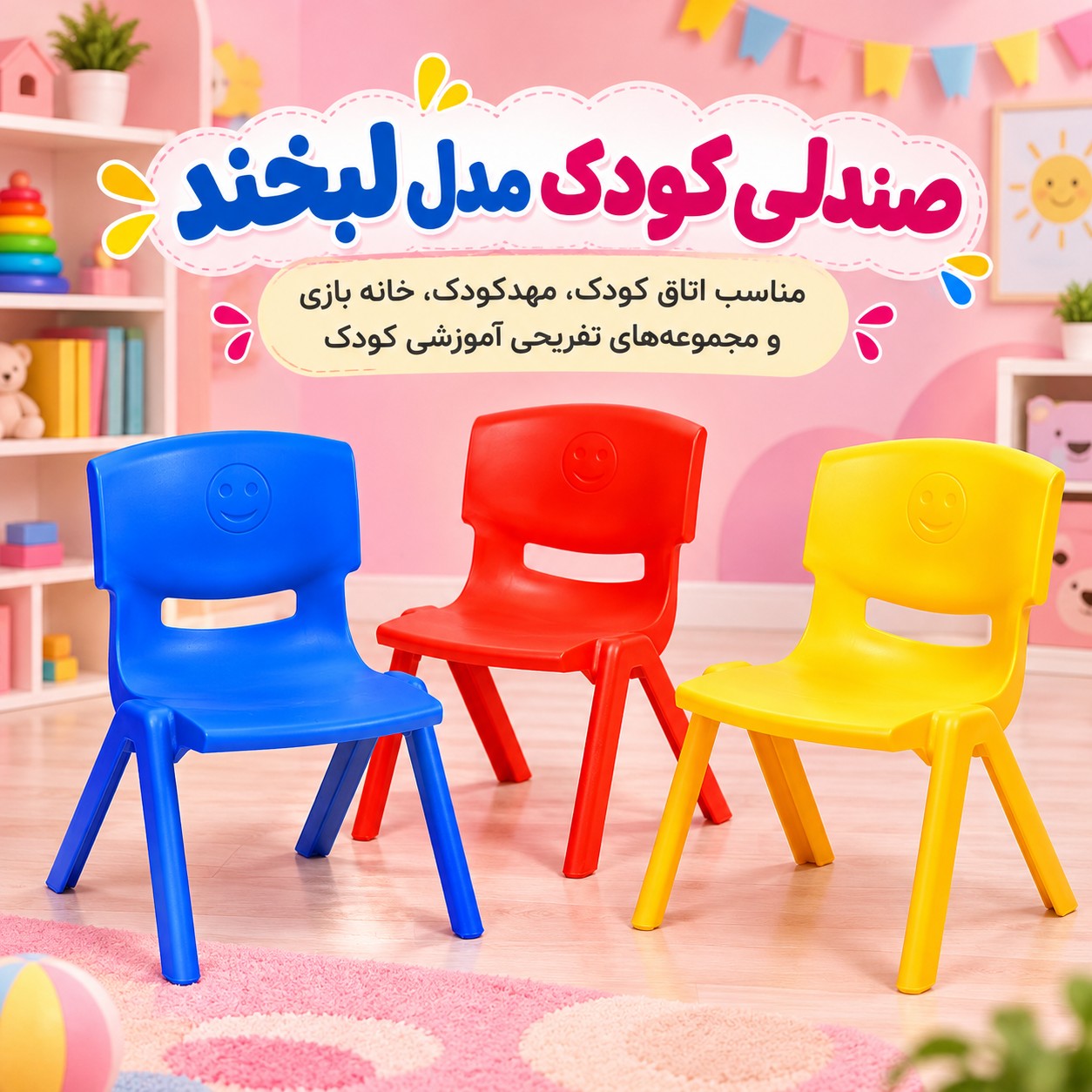 صندلی کودک مدل لبخند (ویژه)جدید