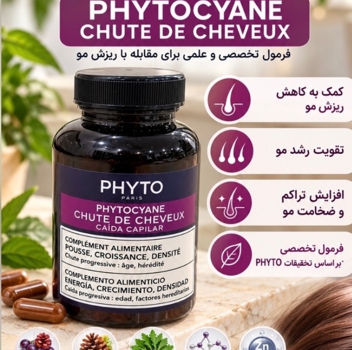 قرص مکمل فیتوسیان phytocyaneجدید
