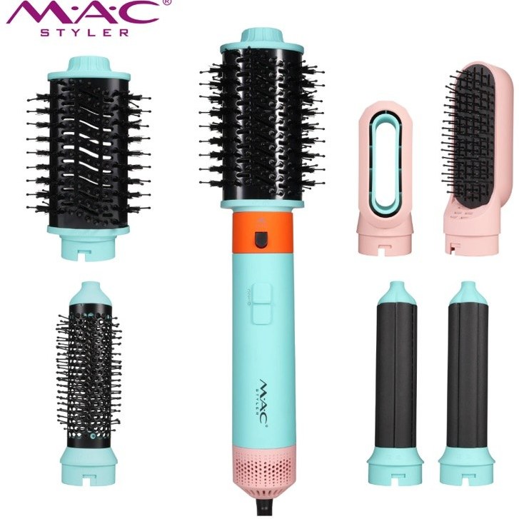 سشوار برسدار حالتدهنده 1200 وات مدل MC-6766 6in1جدید