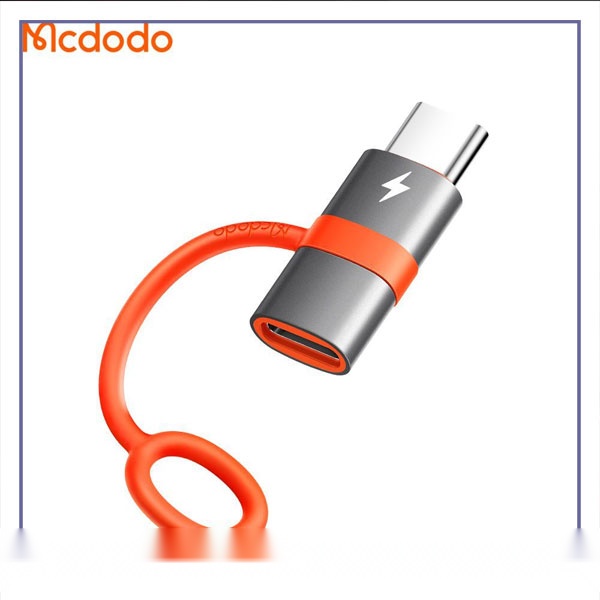 تبدیل لایتنینگ به تایپ سی 60 وات مک دودو Mcdodo Silicome Hook Lightning To USB-C Adapter OT-5530جدید