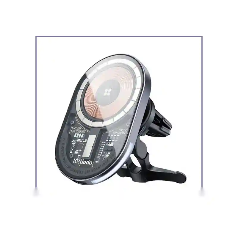 هولدر و شارژ وایرلس مگنتی مک دودو Mcdodo Transparent Magnetic Wireless Charging Car mount CH-2340