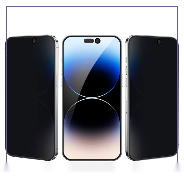 گلس حریم شخصی گرین لاین آیفون Green Lion Silicone Plus 3D Privacy Iphone 15 Proجدید