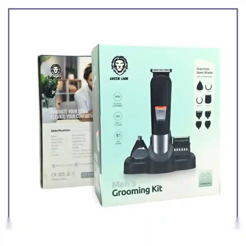 ست 5 کاره اصلاح گرین لاین Green Lion 5in1 Grooming KIT GNMENGMGKTBKجدید