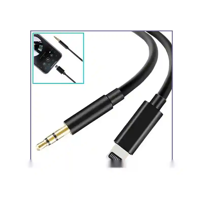 کابل تبدیل لایتنینگ به AUX طول 1 متر کوتتسی Coteetci Lightning To 3.5 Audio Cable CS8855جدید