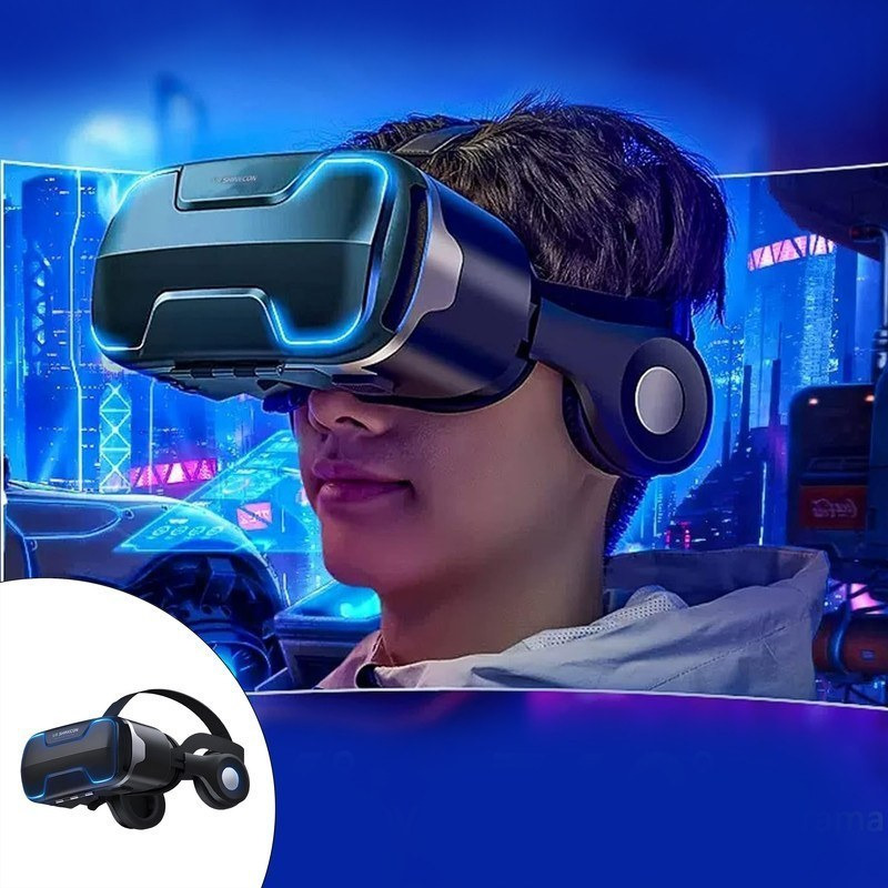 هدست واقعیت مجازی شاینکن مدل VR G02ED دارای هدستجدید