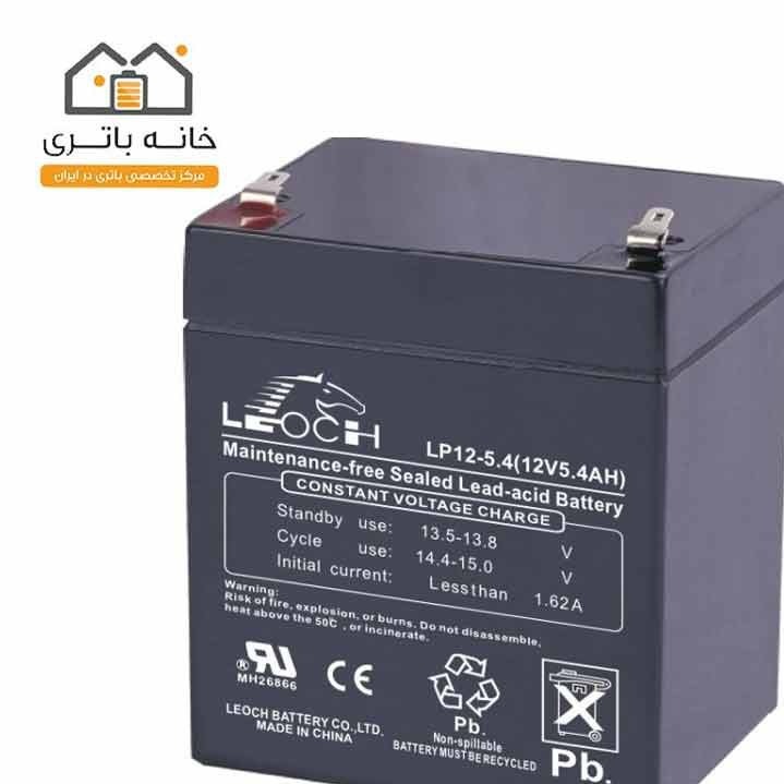 باتری خشک 12 ولت 4/5 آمپر ساعت لئوچجدید
