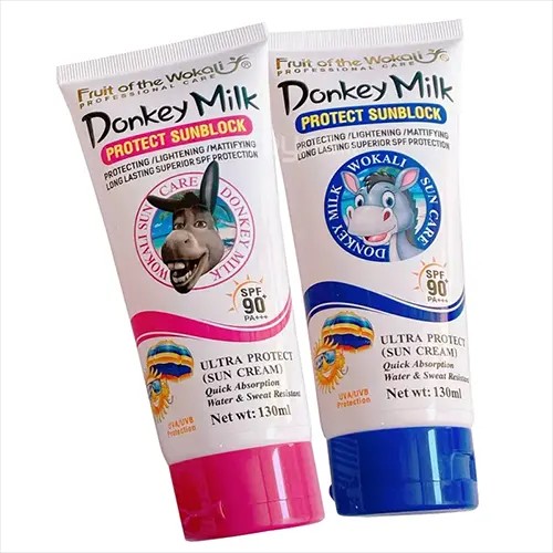 کرم ضدآفتاب شیر الاغ وکالی spf90 اصل اورجینال