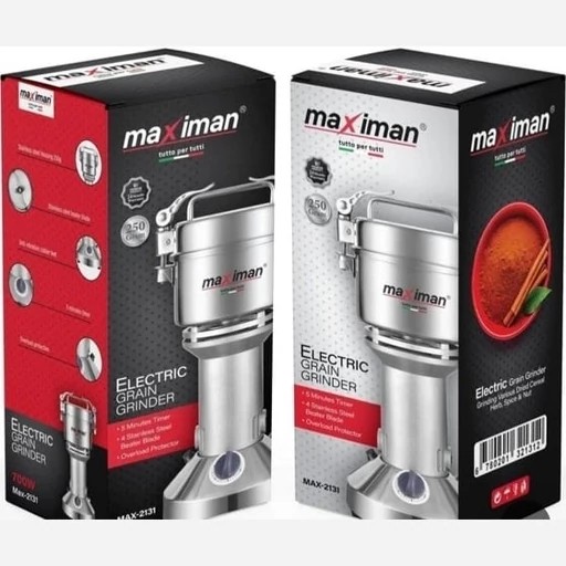 آسیاب صنعتی maximan مدل MAX-2131 -حجم250گرمجدید