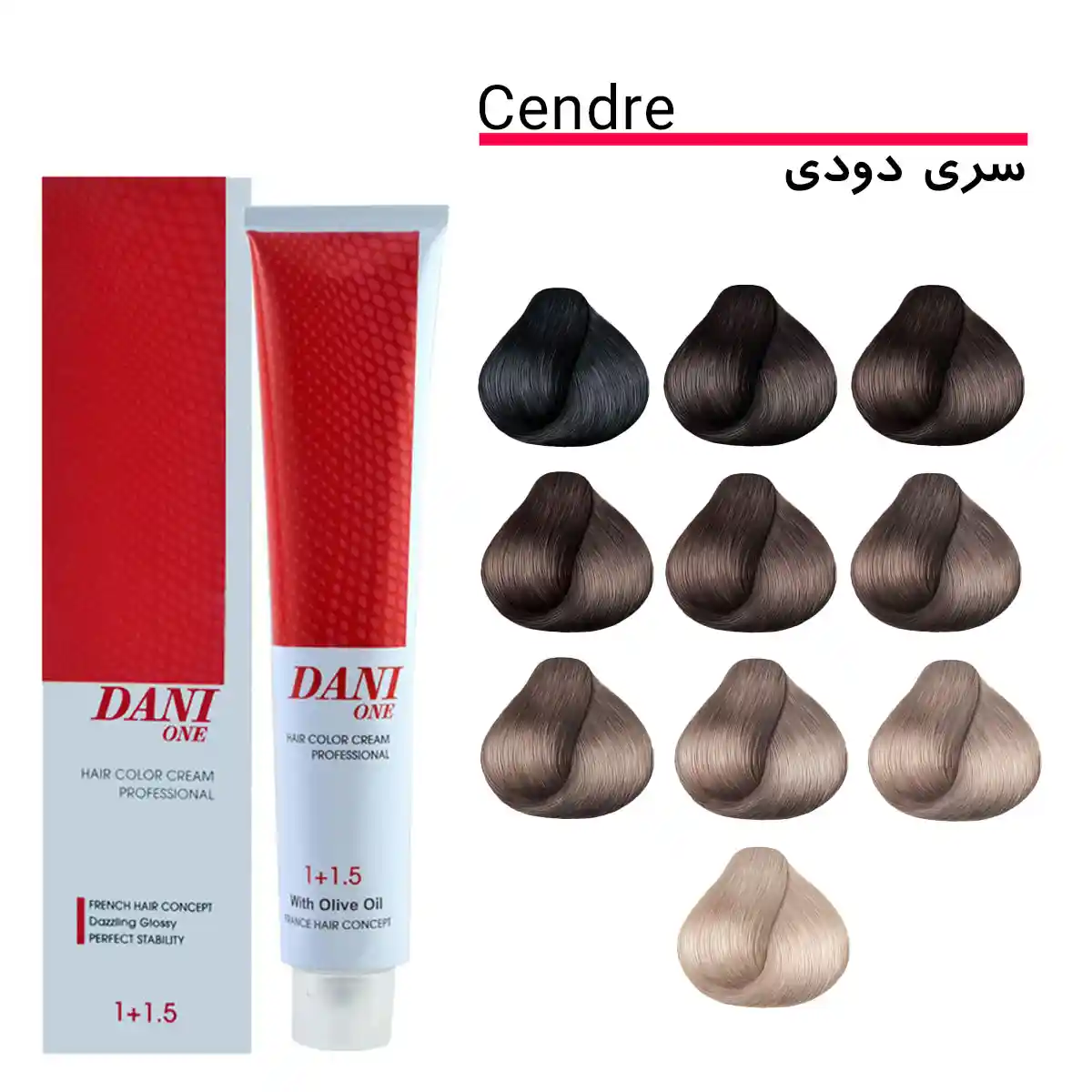 رنگ مو دنی وان سری دودی