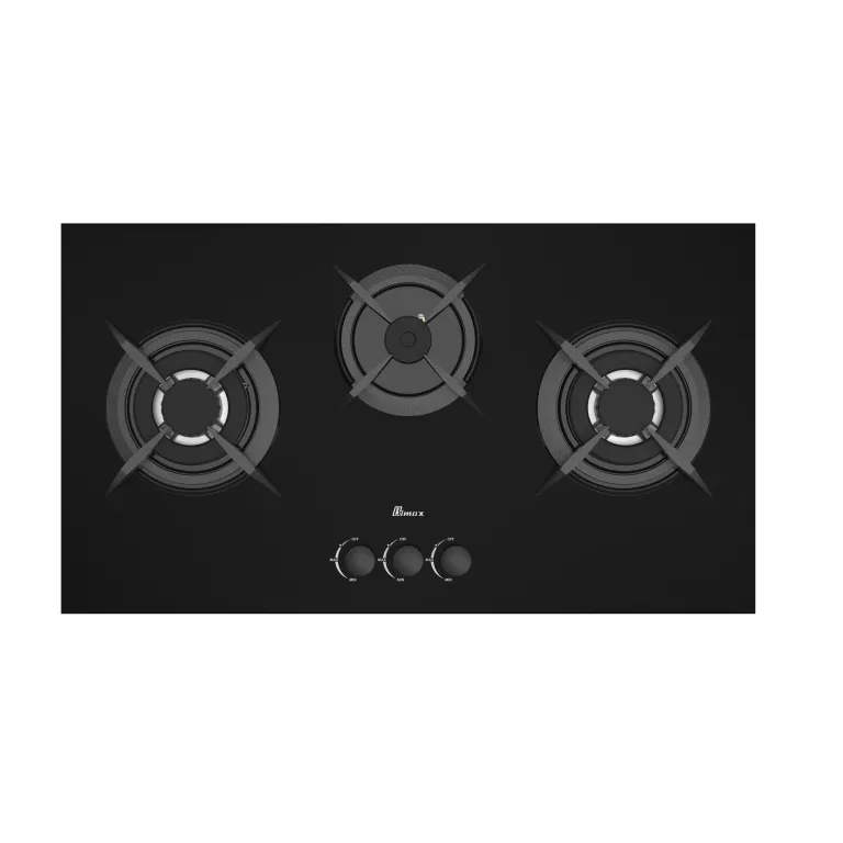 اجاق 3شعله شیشه مشکی دو پلوپز MG-5083A بیمکث
