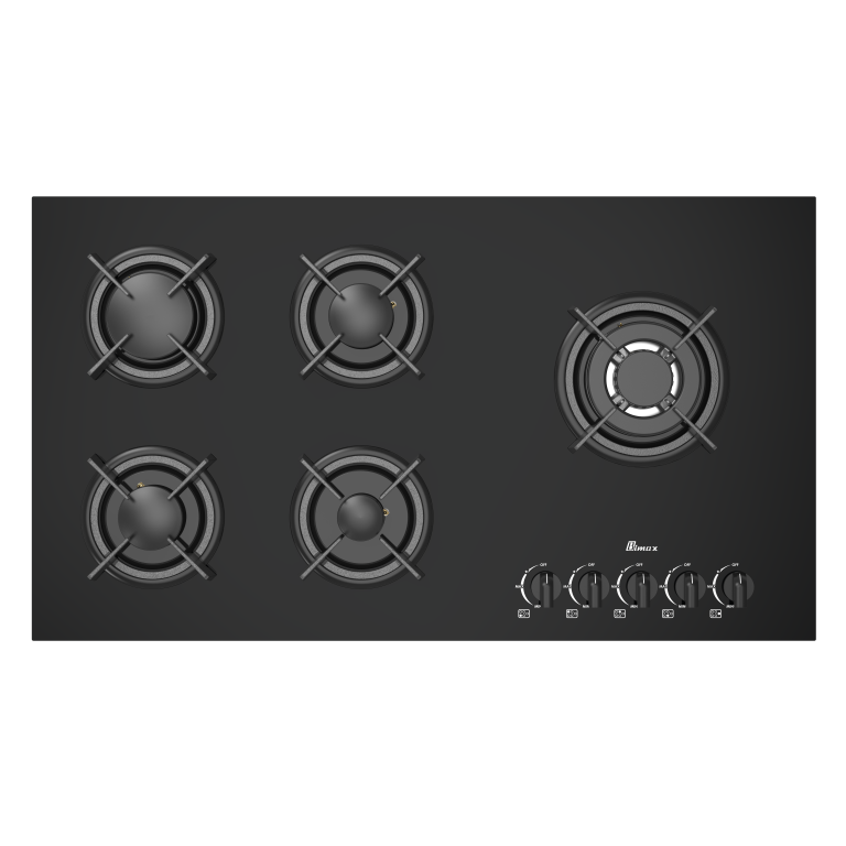 اجاق 5 شعله شیشه مشکی شعله کنار BG-IG2103 بیمکث