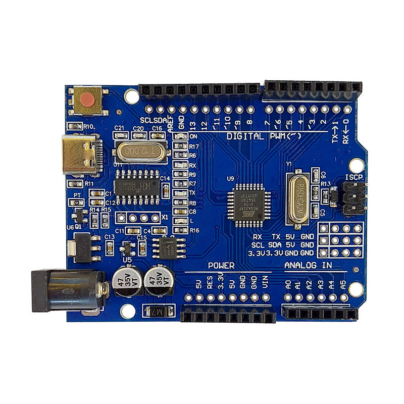 آردوینو Arduino UNO R3 CH340 SMD با ورودی USB Type-Cجدید