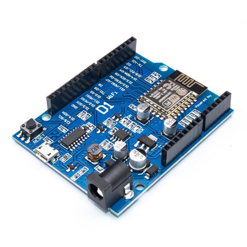 برد توسعه WEMOSE D1 دارای هسته وای فای ESP8266جدید