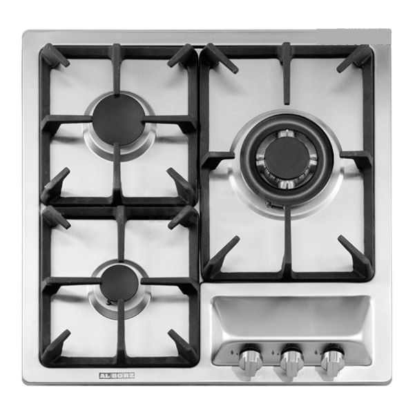 اجاق گاز صفحه ای استیل البرز مدل S-3501