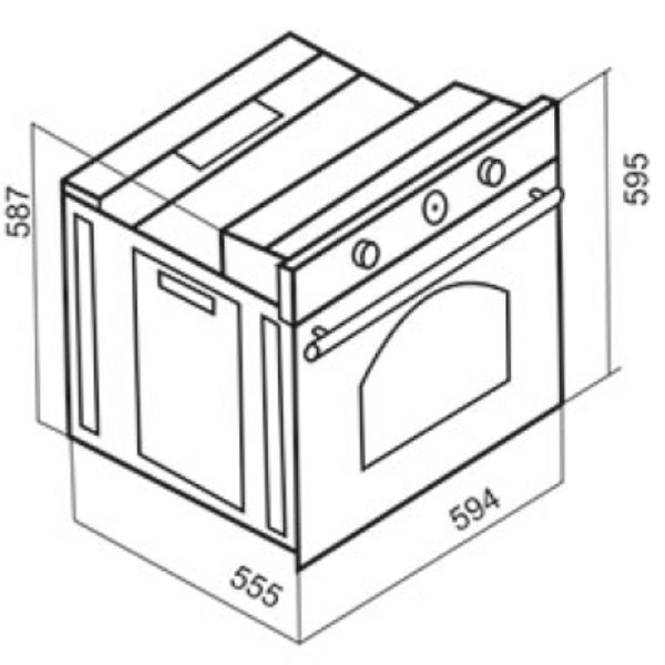 فر داتیس مدل DF-655 توکار برقی