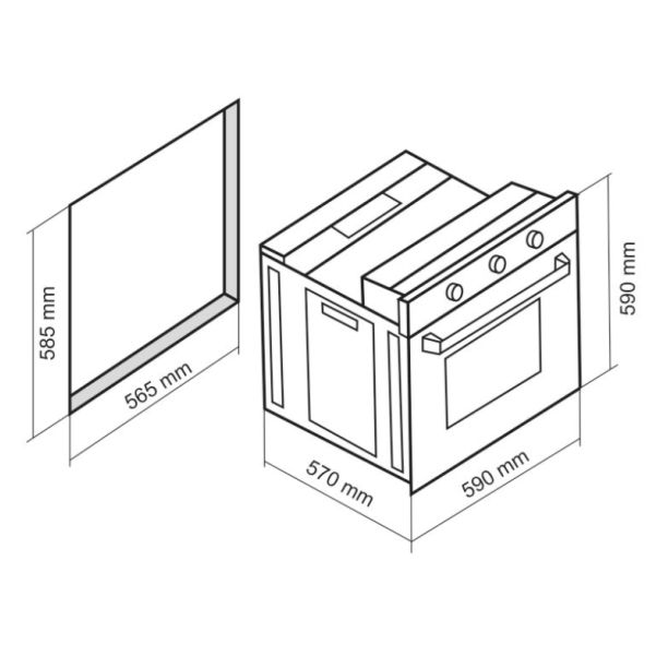 فر داتیس مدل DF-645 توکار برقی