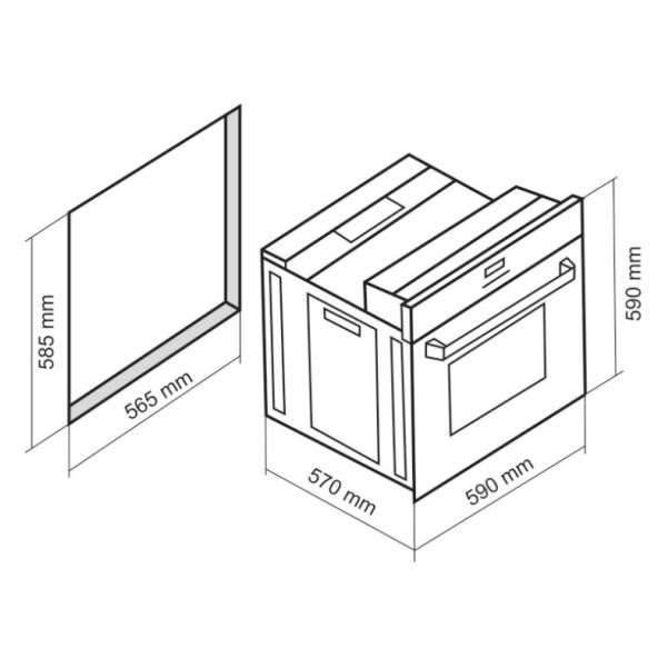 فر داتیس مدل DF-646 توکار برقی