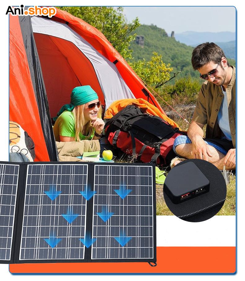 ⭐️ شارژر پنل خورشیدی تا شو مونو کریستال 100W وات ضد آب اورجینالجدید