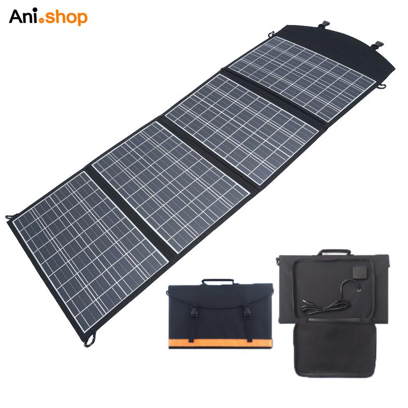 ⭐️ شارژر خورشیدی تا شو مونو کریستال 100W وات ضد آب اورجینال Modules High Efficiency Mono Portableجدید