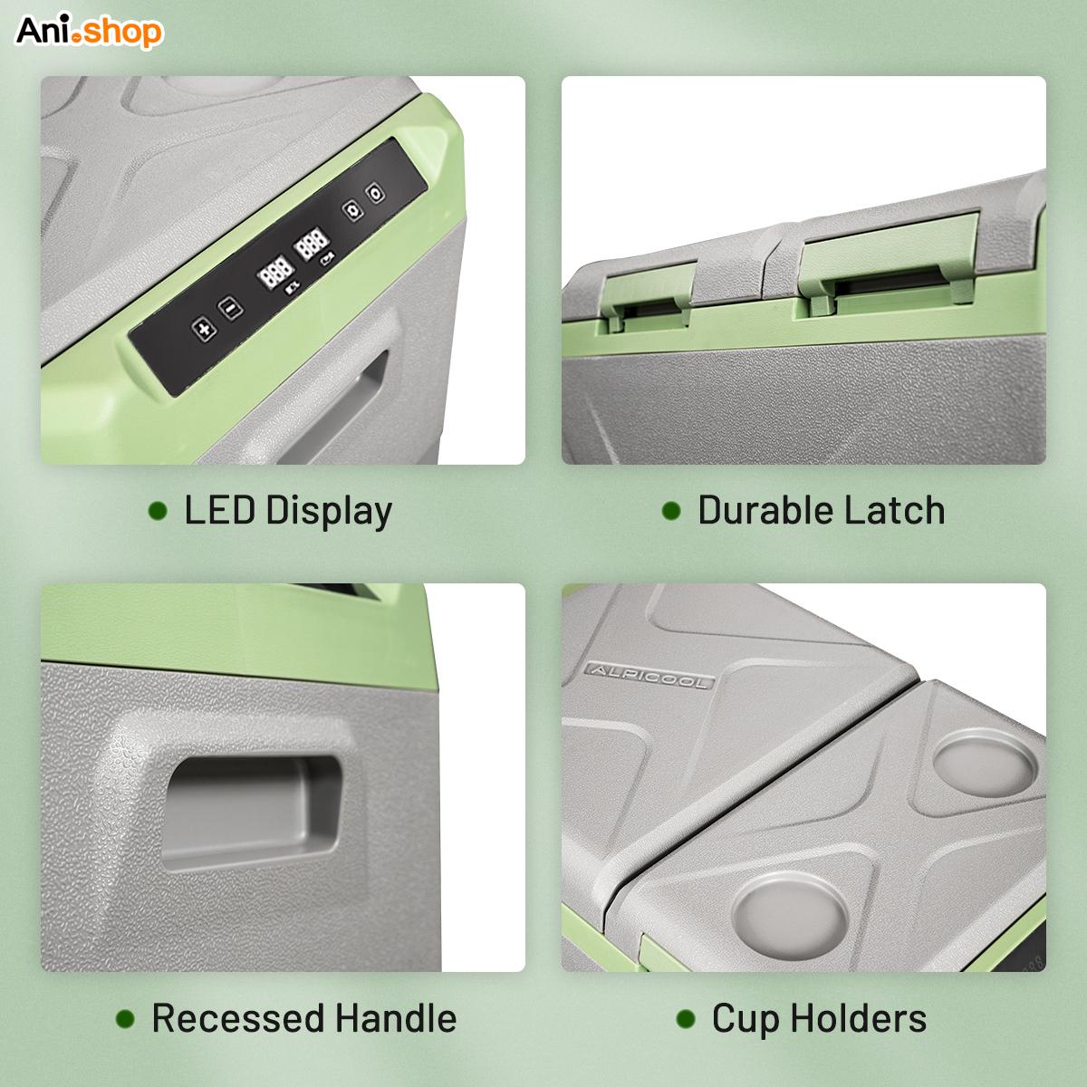 ⭐️ یخچال خودرو قابل حمل Alpicool OEM ODM XD45 کمپرسور nhv دیجیتال 12 ولت، یخچال فریزر مسافرتیجدید