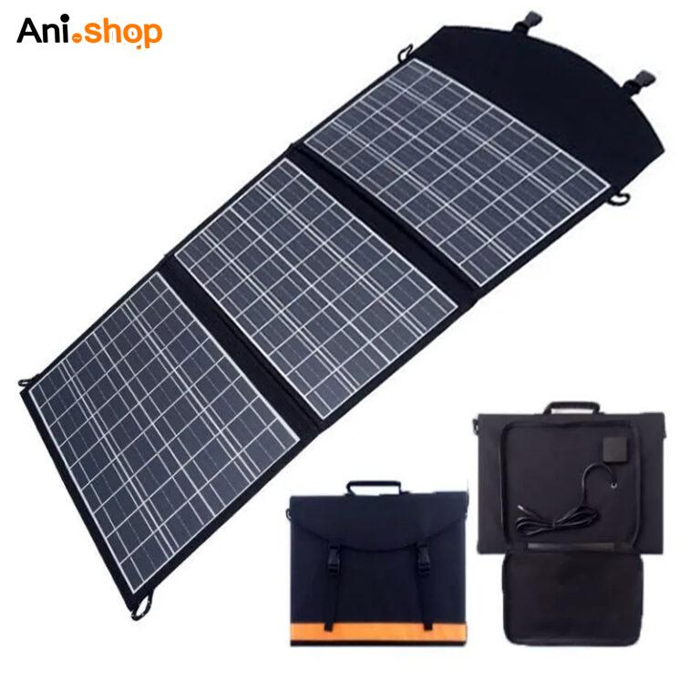 ⭐️ شارژر خورشیدی تا شو مونو کریستال 100W وات ضد آب اورجینال Modules High Efficiency Mono Portableجدید