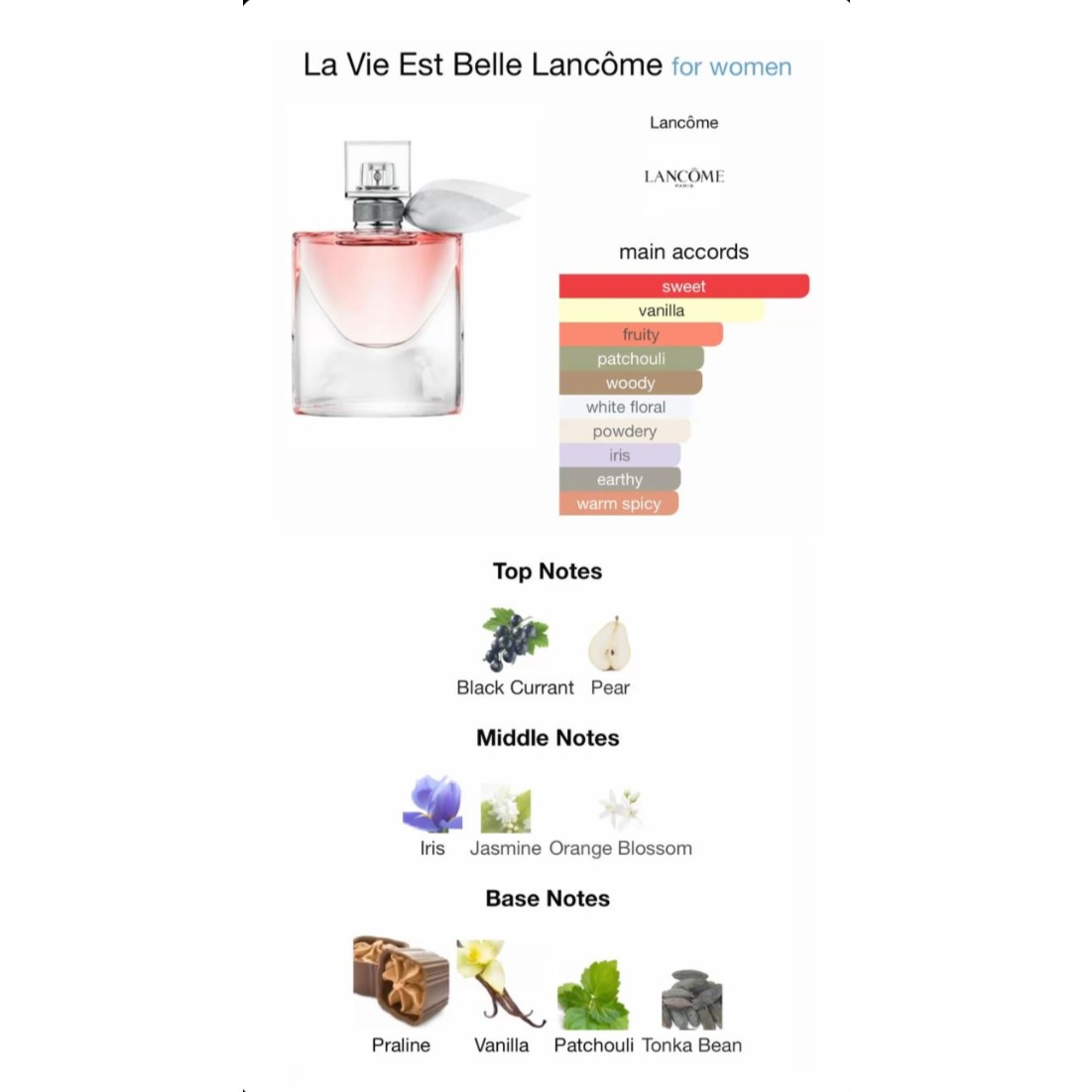 عطر لانکوم لاویه بل (10گرم)جدید