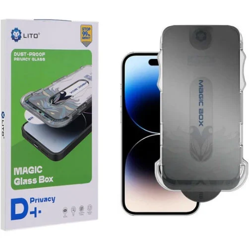 گلس پرایوسی با کیت نصب آیفون 17 پرومکس لیتو مدل LITO LDG046جدید