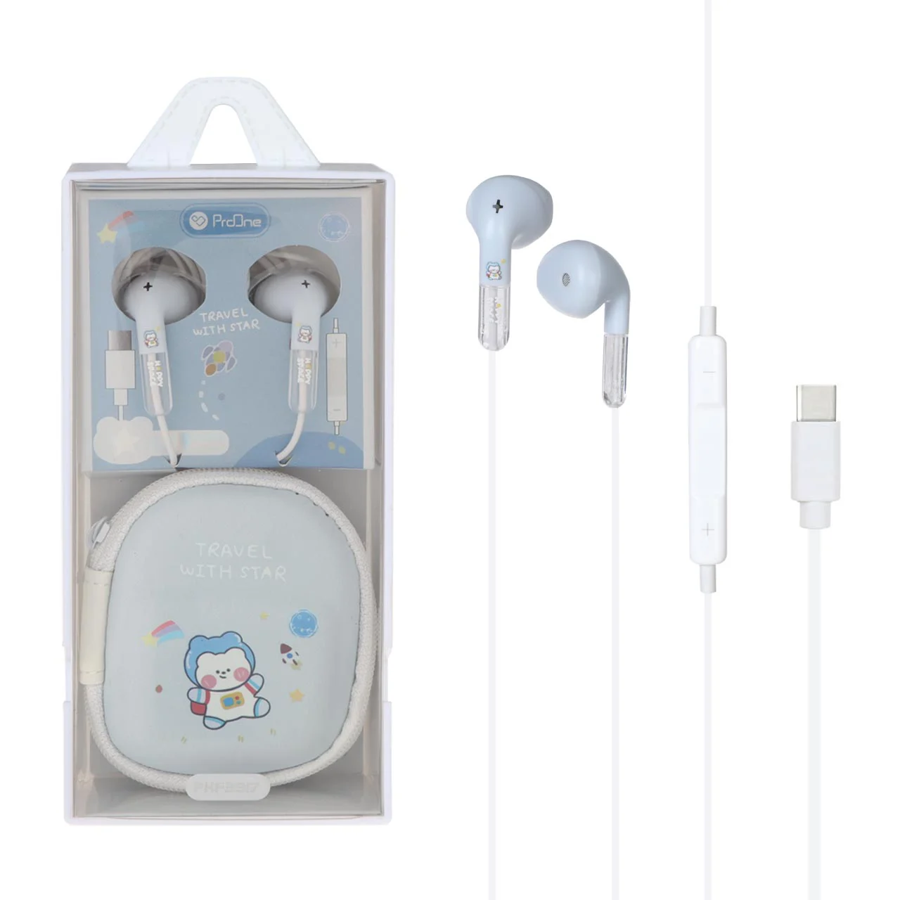 هندزفری باسیم پورت ProOne Type-C مدل PHF3917