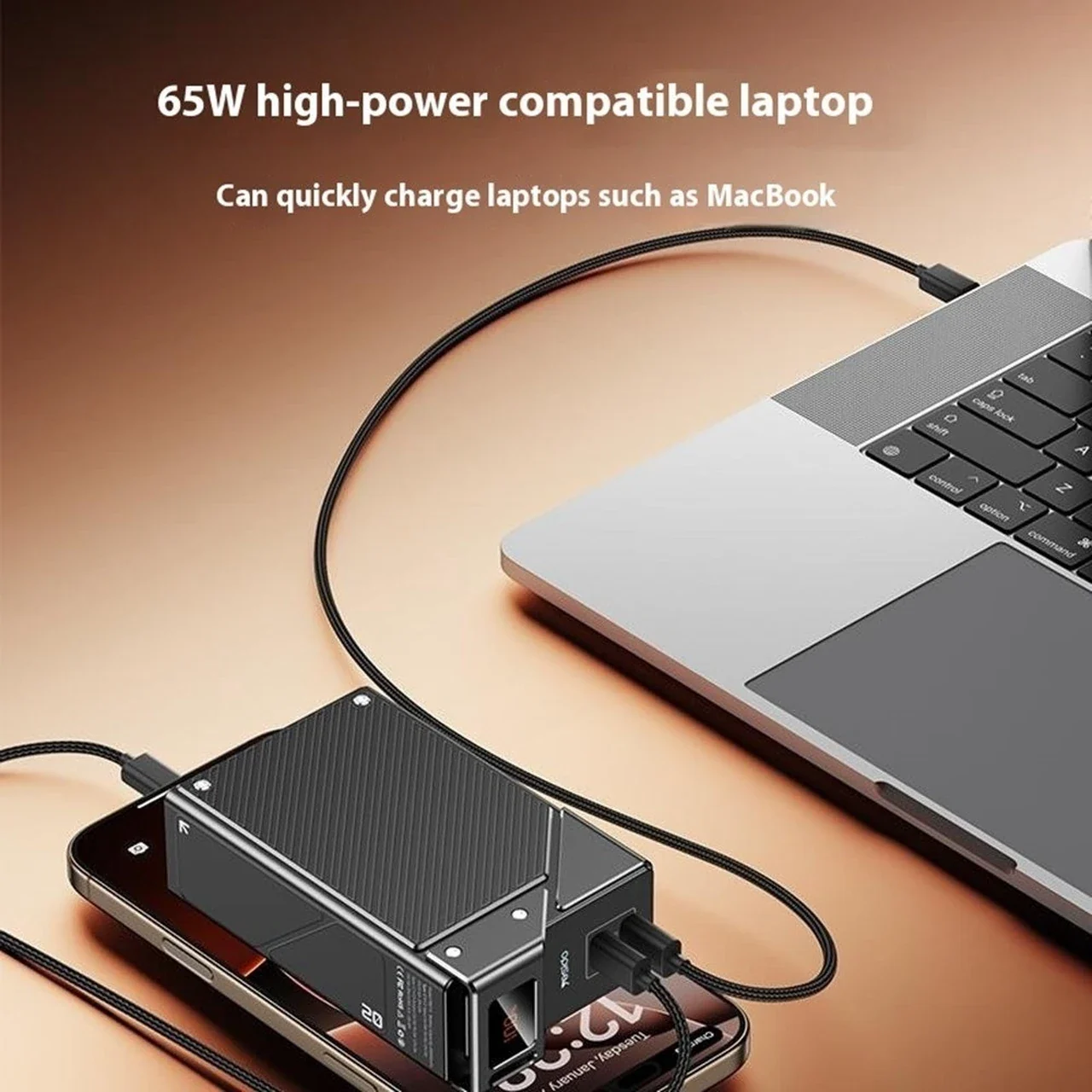 پاوربانک فست شارژ Yesido 65W 20000mAh مدل YP76جدید