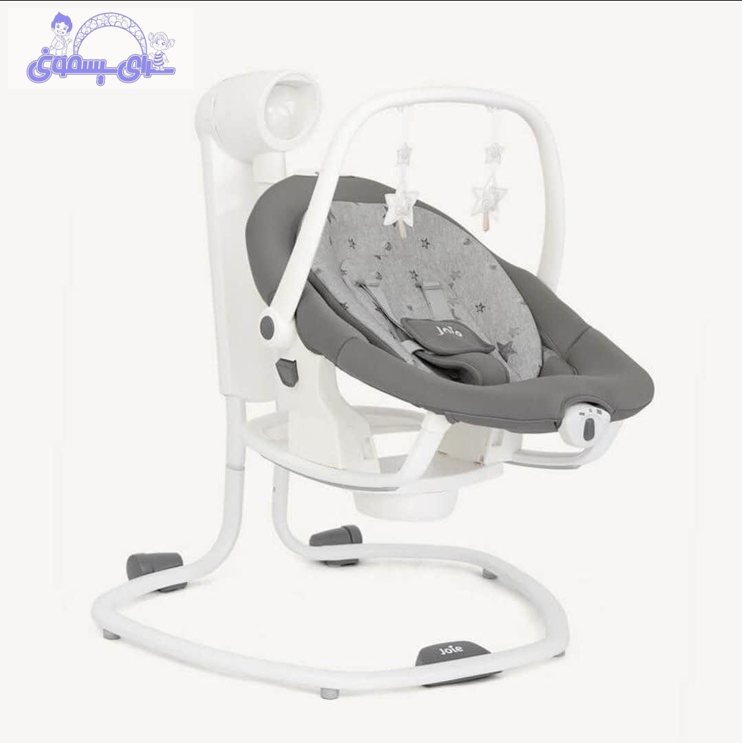 نینی لایلای برقی جوی سرینا 2 در 1 رنگ طوسی کازمو (Cosmo Grey)