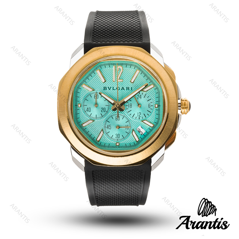 ساعت بولگاری مردانه کرنوگراف octo finissimo اکتو فینیسیمو تیفانی m-10303