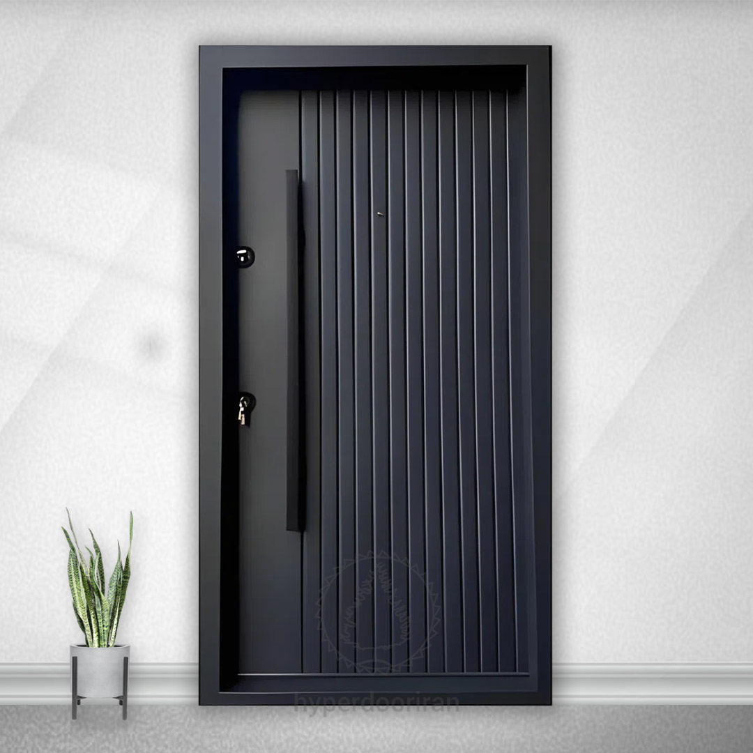 درب ضد سرقت رویه فلز شیاری (HZ-39)