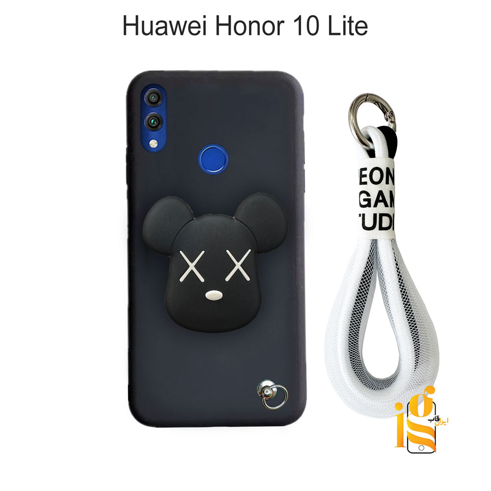 قاب فانتزی خرس روبو چشم ضربدری برای گوشی هواوی Honor 10 Lite