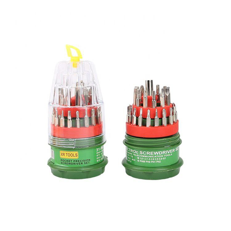 پیچ گوشتی همه کاره استوانه ای (لیوانی)31 پارچه XR Tools Screwdriver Setجدید