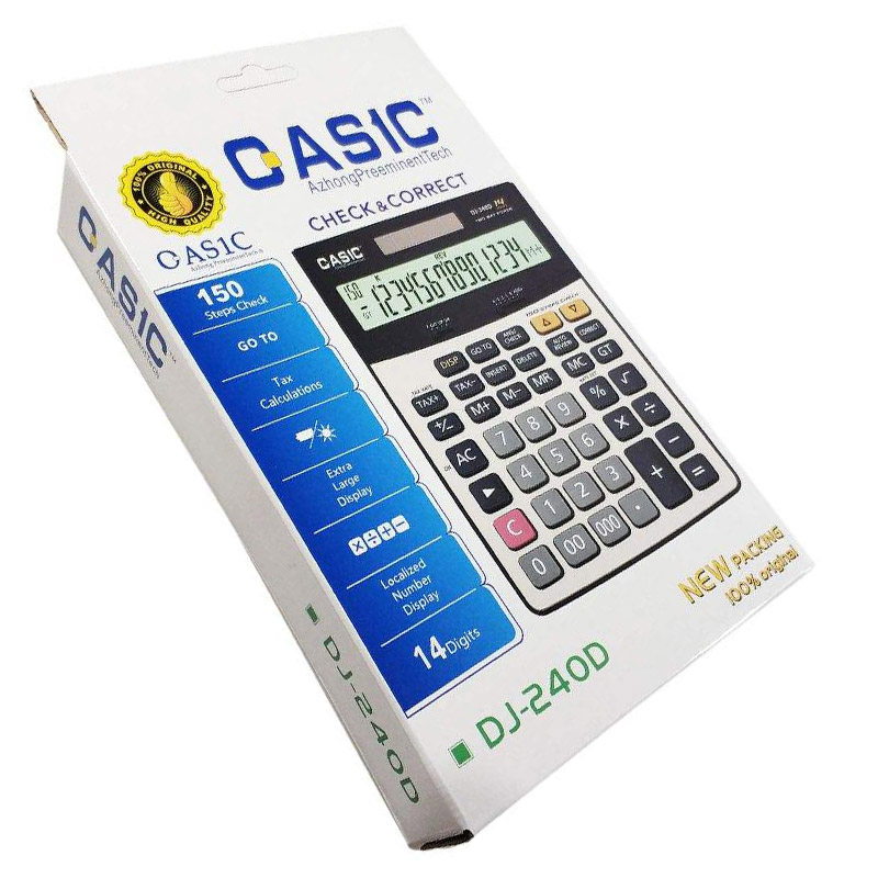 ماشین حساب کاسیک مدل Qasic DJ-240D مدل 1جدید