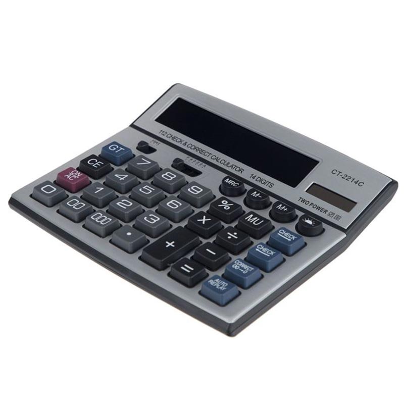 ماشین حساب 14 رقمی مدل CT-2214C مدل 1جدید