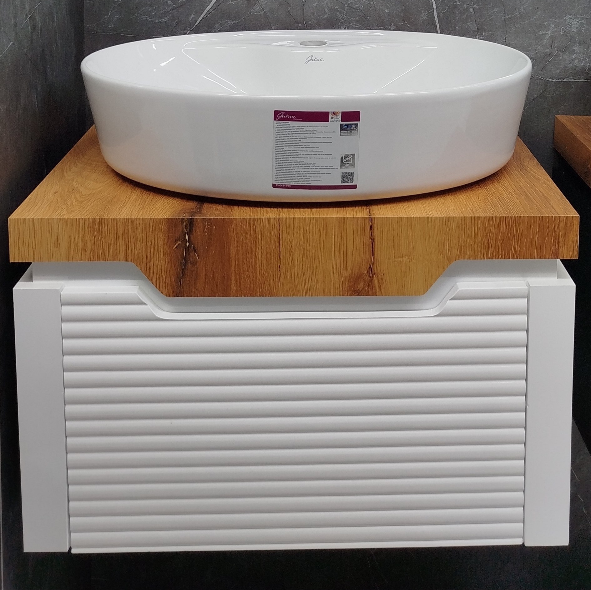 روشویی pvc آلبرت پرفروش 60/40(پسکرایه)