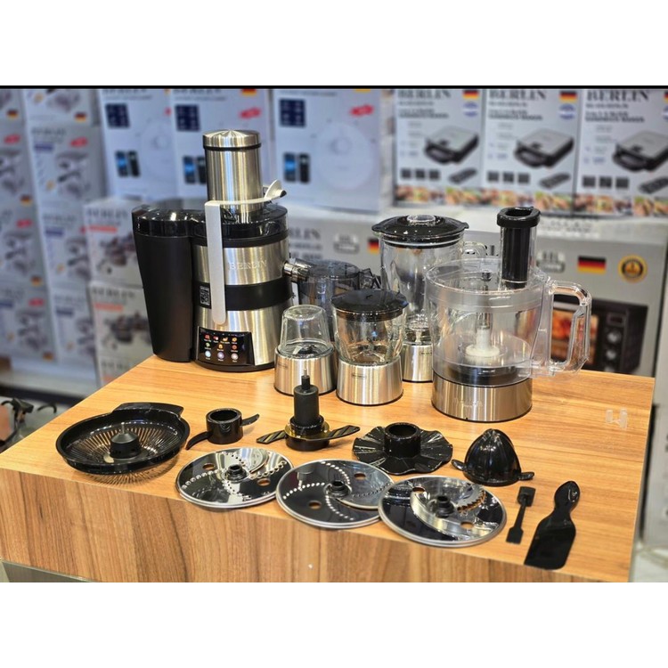آبمیوه گیری و غذاساز 12 کاره برلین مدل BE-1325 با گارانتی یکسالهجدید