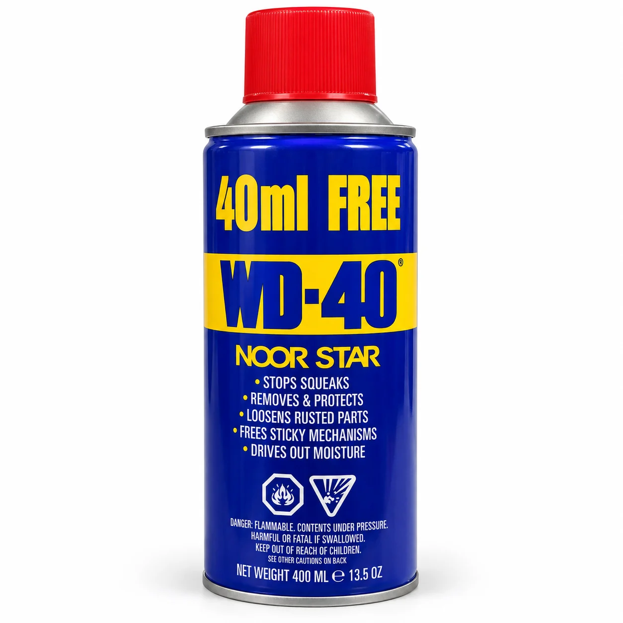 اسپری روانکننده و زنگبر نور استار مدل WD-40 حجم 400 میلیلیترجدید