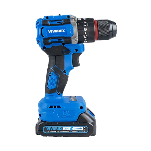 دریل پیچ گوشتی شارژی براشلس 20 ولت دو باتری ویوارکس مدل VR2010-BLX