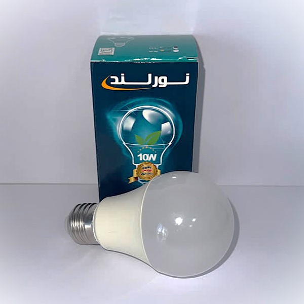 لامپ حبابی 10وات نورلند با سرپیچ E27